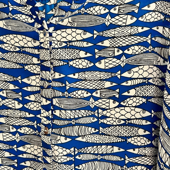 Alfani Fish Sleeveless Blouse - Picture 2 of 4